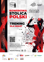 Plakat treningu do Pucharu Rowerowej Stolicy Polski